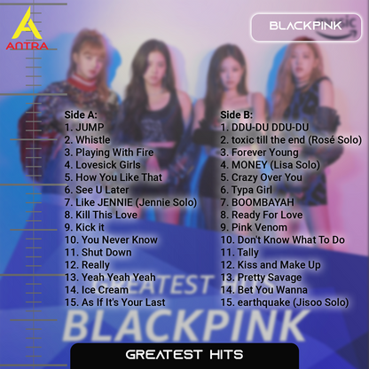 BLACKPINK Cassette Tape Collection – Retro Hand-Recorded KPop Mixtapes for Collectors & Fans