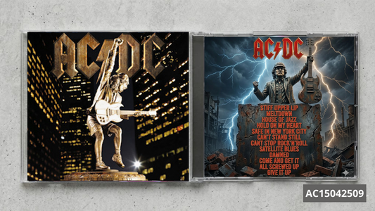 AC/DC – Stiff Upper Lip FanMade CD | Hard Rock Classic | Custom Collectible Disc | Vintage Style Music Gift