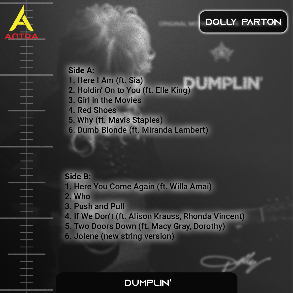 Dolly Parton Cassette Collection – Little Sparrow, Dumplin’ Soundtrack, Rockstar & Country Friends – Country Music Set
