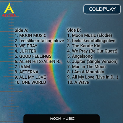 Coldplay Cassette Tape Collection – Music of the Spheres, Viva La Vida, Parachutes & Everyday Life – Alternative Rock Mixtape Set
