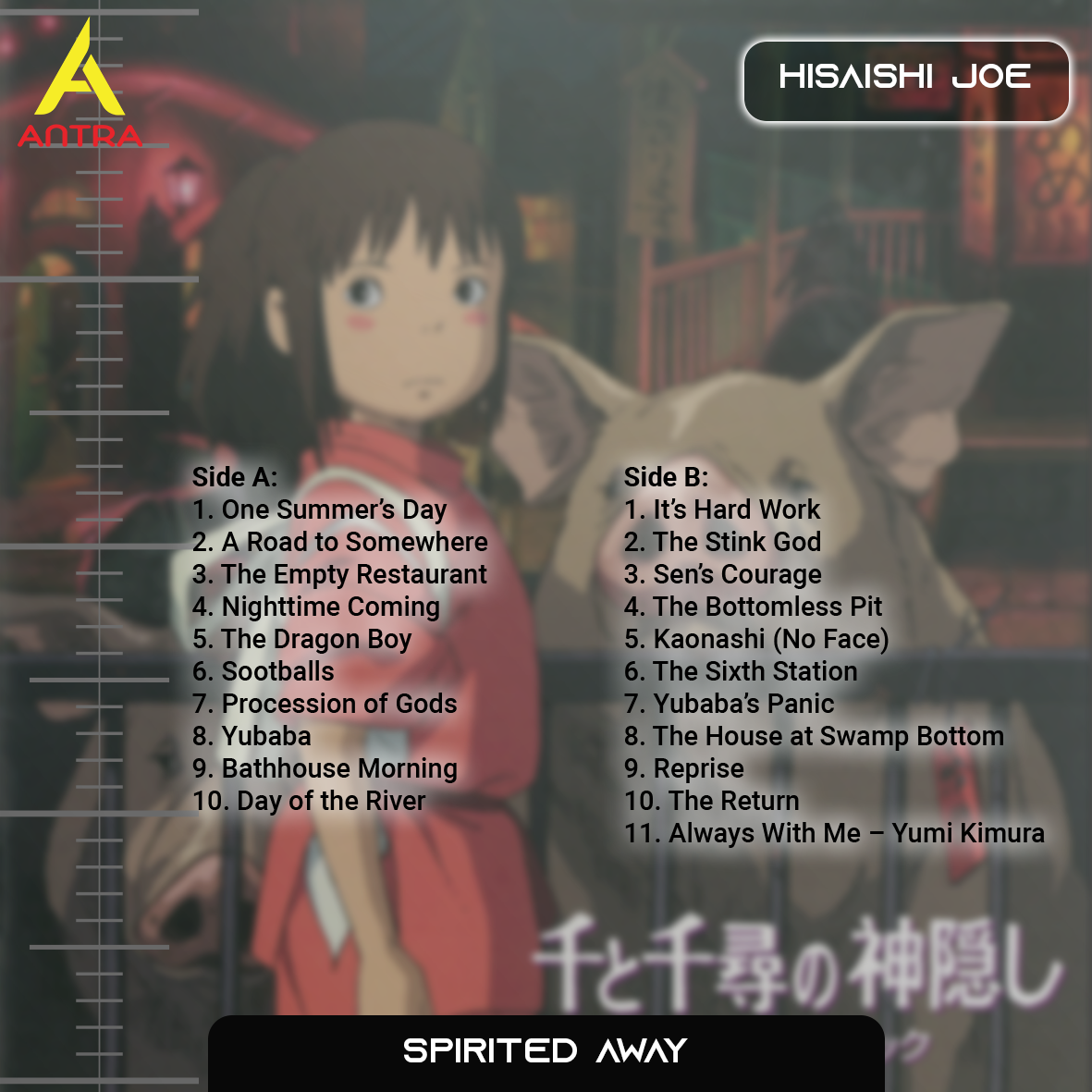 Joe Hisaishi Ghibli Studio  Cassette Collection – Vintage Soundtrack Mixtape | Hand-Recorded Analog Tapes
