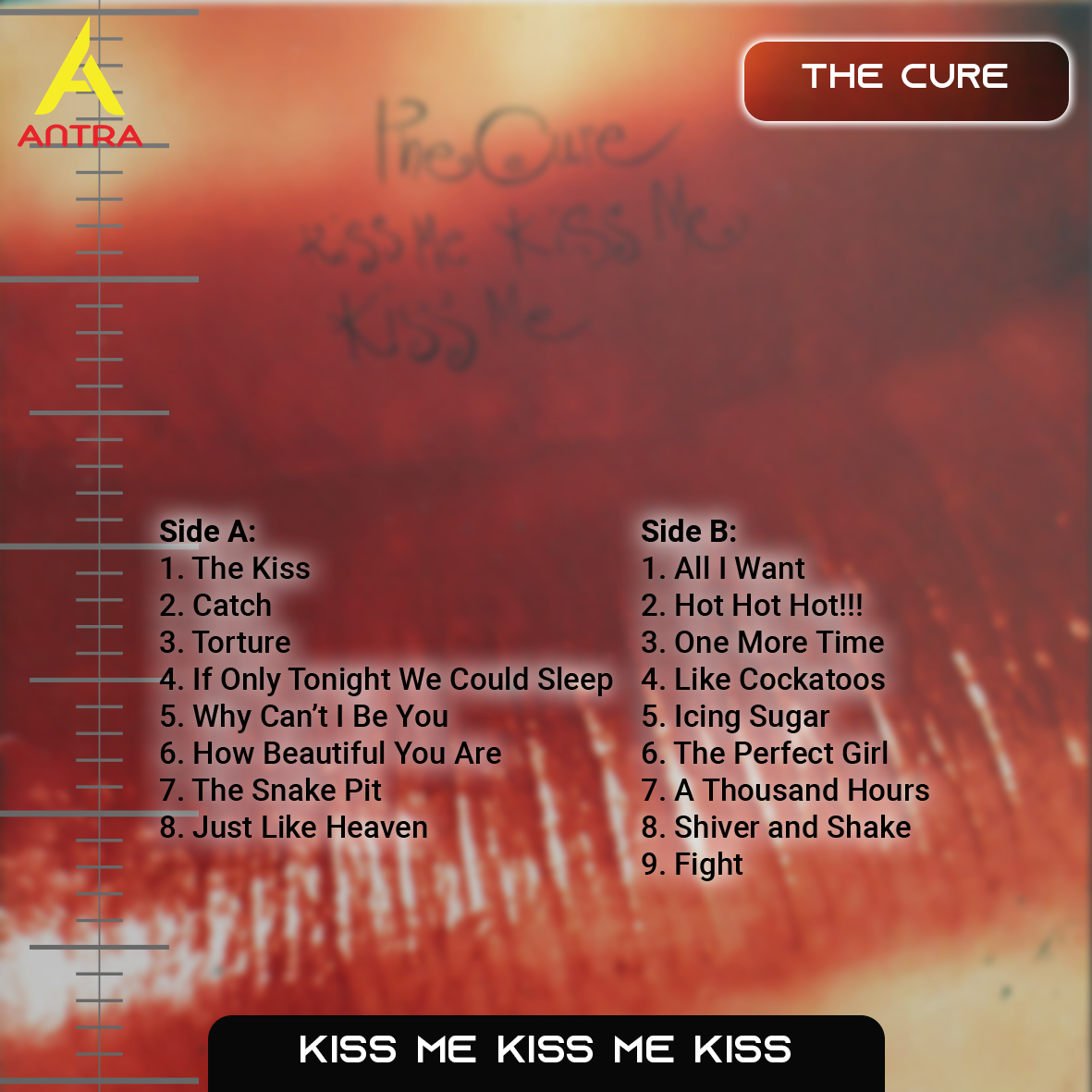 The Cure Classic Cassette Set – Retro Gothic Rock & Post-Punk Mixtape | Hand-Recorded Vintage Collectible