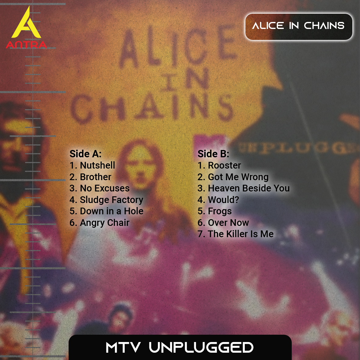 Alice In Chains Cassette Tape Collection – Classic Grunge & Alternative Rock Albums
