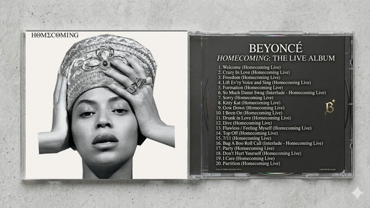 Beyoncé – Homecoming The Live Album FanMade CD Edition | Live R&B Pop Collector’s Edition | Exclusive Custom CD Release