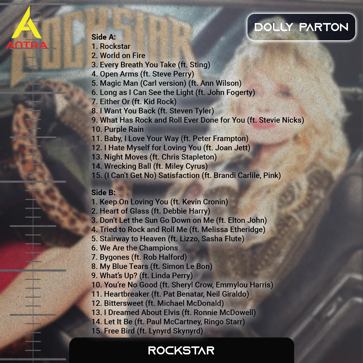 Dolly Parton Cassette Collection – Little Sparrow, Dumplin’ Soundtrack, Rockstar & Country Friends – Country Music Set