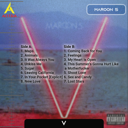 Maroon 5 Cassette Tapes – V, Red Pill Blues, Jordi & JORDI (Deluxe Butterfly Edition)