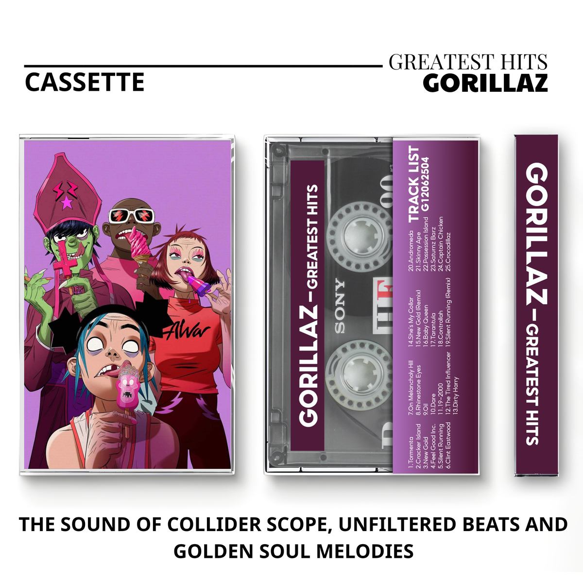 Gorillaz Cassette Tape Collection