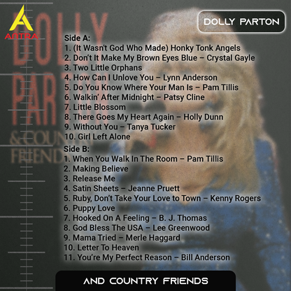 Dolly Parton Cassette Collection – Little Sparrow, Dumplin’ Soundtrack, Rockstar & Country Friends – Country Music Set