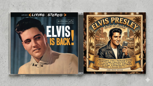 Elvis Presley – Elvis Is Back! Fan-Made CD Edition | Rock & Roll Collector’s CD | Exclusive Custom Disc Release