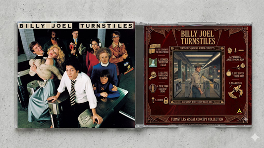 Billy Joel – Turnstiles | Fan-Made CD Edition | Classic Rock & New York-Inspired Album