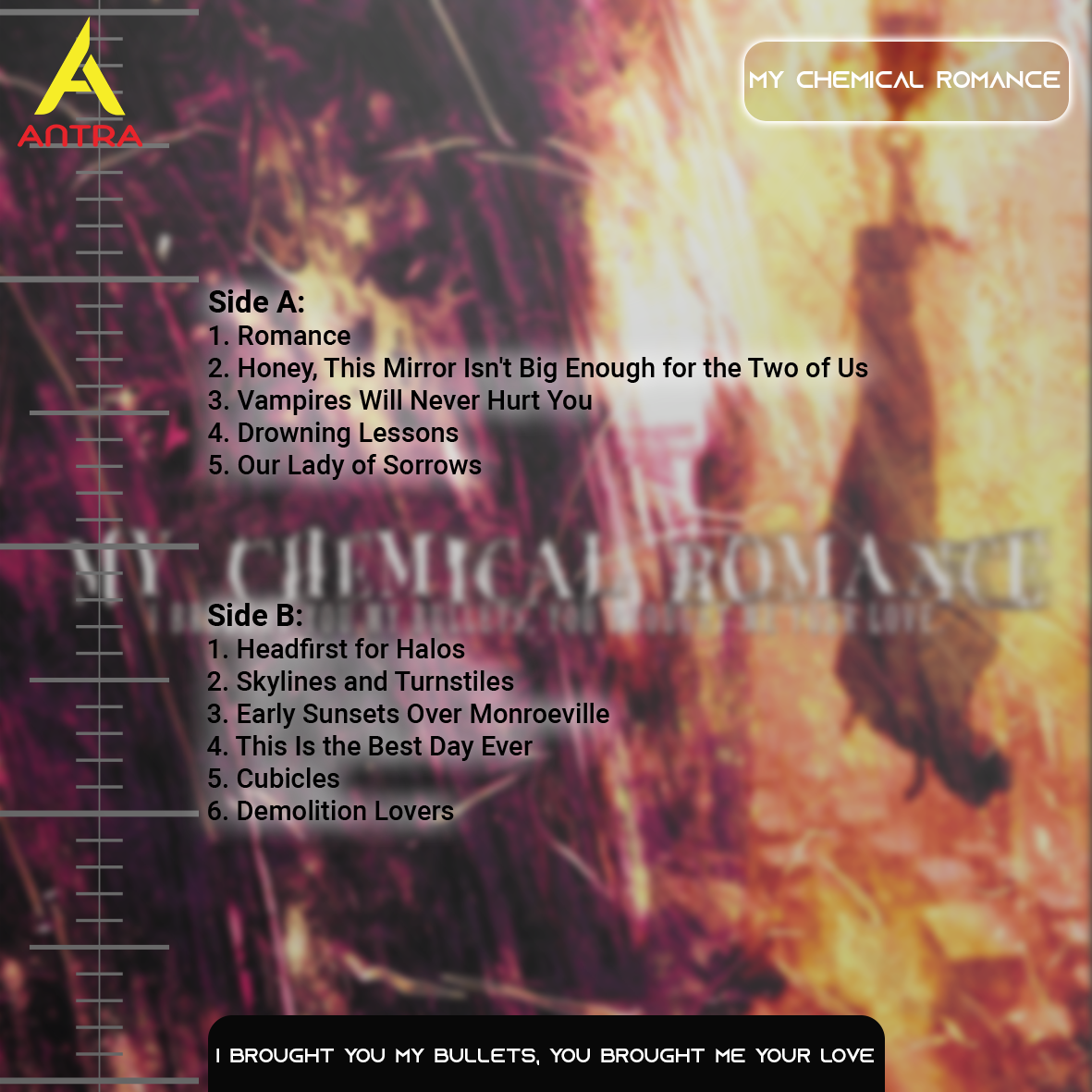 My Chemical Romance Cassette Tape Collection – Retro Hand-Recorded Mixtapes for Emo & Alternative Rock Fans