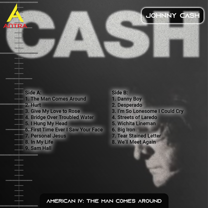 Johnny Cash Cassette Collection | Vintage Country & Folk Retro Mixtape Set