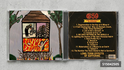 $uicideboy$ – Long Term Effects of Suffering CD FanMade  | Underground Rap Collector’s Edition | Custom CD Album