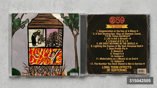 $uicideboy$ – Long Term Effects of Suffering CD FanMade  | Underground Rap Collector’s Edition | Custom CD Album