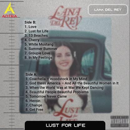 Lana Del Rey Retro Cassette Tape Collection – Hand-Recorded Indie Pop, Dream Pop & Alternative Mixtape Set