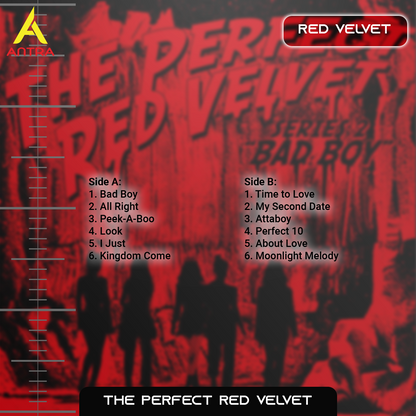 Red Velvet Cassette Tape Collection – Retro Hand-Recorded K-Pop Mixtapes for Collectors & Fans
