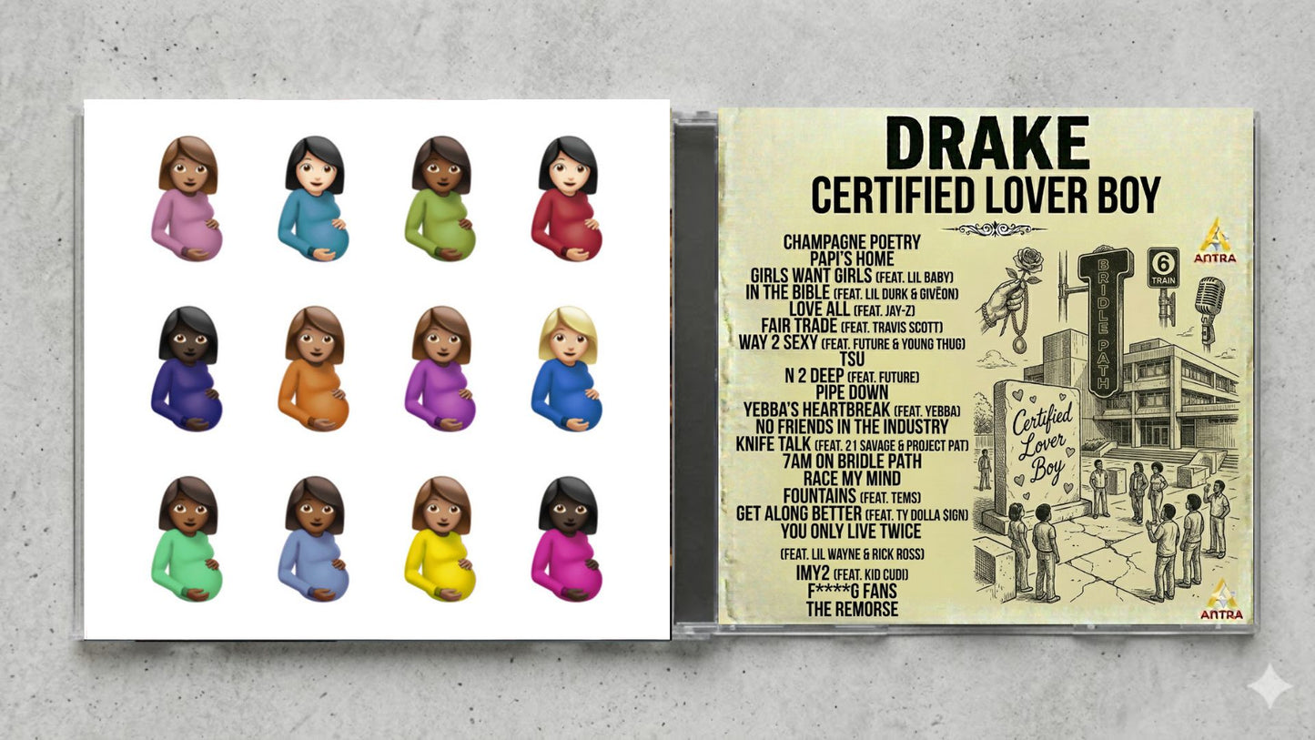 Drake – Certified Lover Boy Fan-Made CD Edition | Deluxe Hip-Hop & R&B Collector’s CD | Custom Album Release
