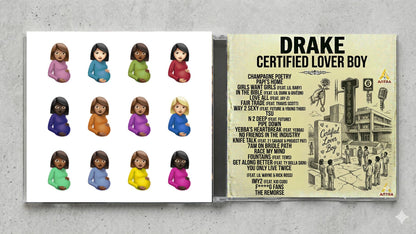 Drake – Certified Lover Boy Fan-Made CD Edition | Deluxe Hip-Hop & R&B Collector’s CD | Custom Album Release