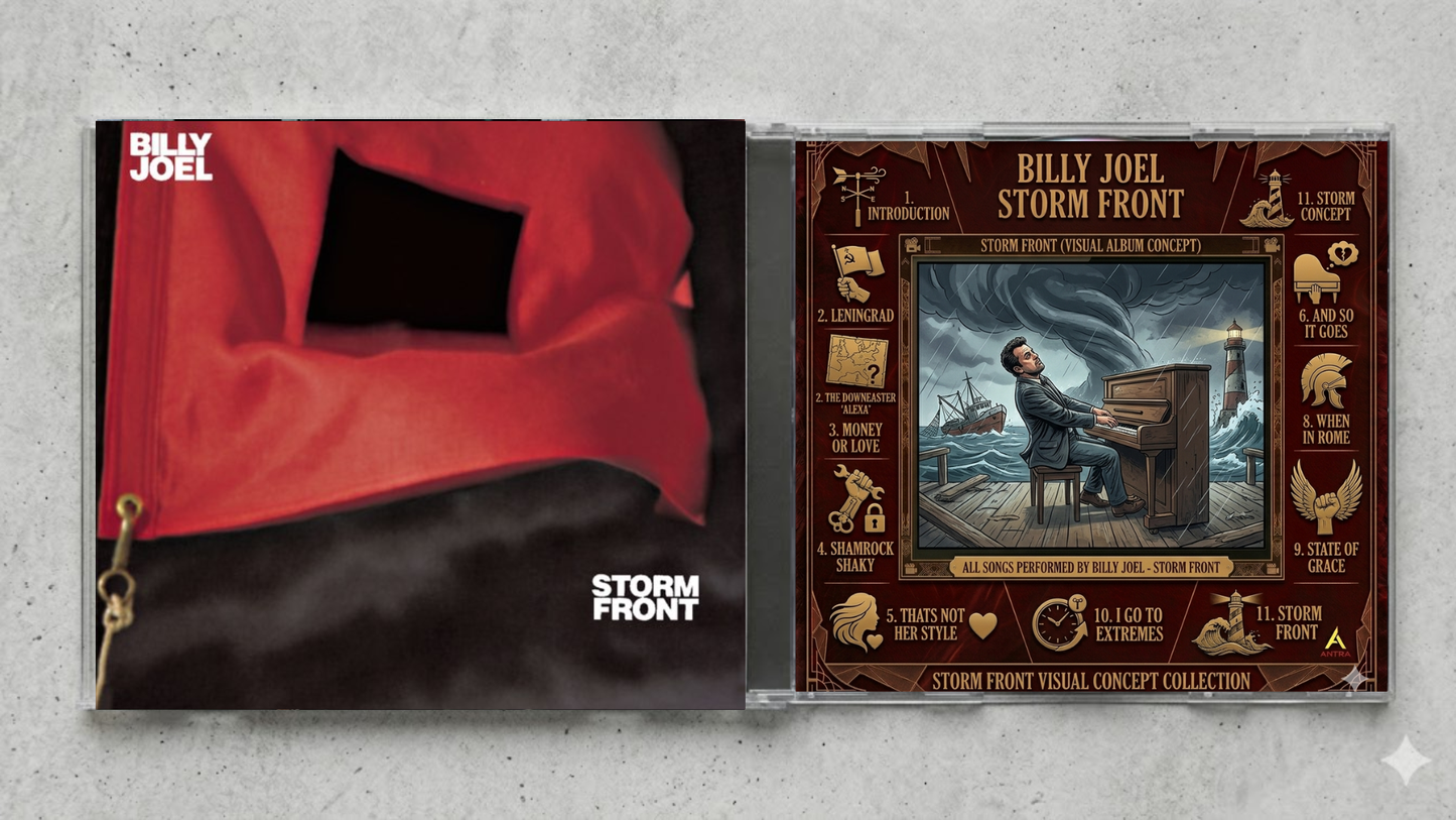 Billy Joel – Storm Front | Fan-Made CD Edition | Pop Rock Comeback Album
