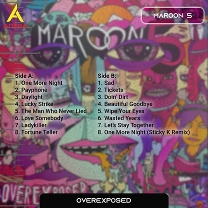 Maroon 5 Cassette Collection – Songs About Jane, It Won’t Be Soon Before Long, Hands All Over & Overexposed