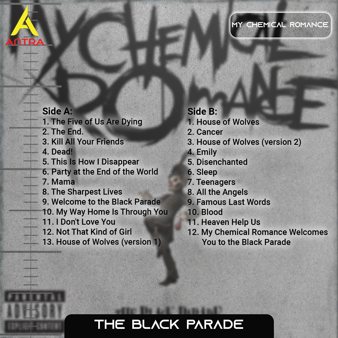My Chemical Romance Cassette Tape Collection – Retro Hand-Recorded Mixtapes for Emo & Alternative Rock Fans