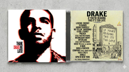 Drake – Thank Me Later Fan-Made CD Edition | Debut Album Collector’s Hip-Hop CD | Custom Album Release