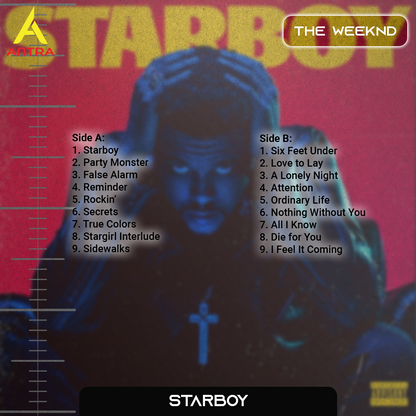 The Weeknd Retro Cassette Tape Collection – Starboy, Beauty Behind the Madness, After Hours, Dawn FM & Trilogy