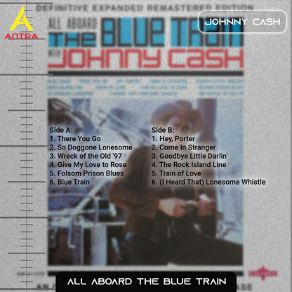 Johnny Cash Cassette Collection | Vintage Country & Folk Retro Mixtape Set