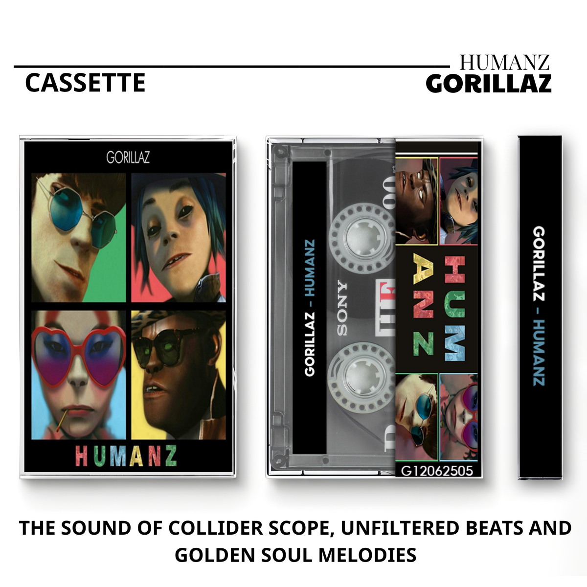 Gorillaz Cassette Tape Collection