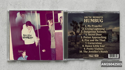 Arctic Monkeys – Humbug FanMade CD | Indie Psychedelic Rock | Custom Collectible Disc | Dark Atmospheric Sound