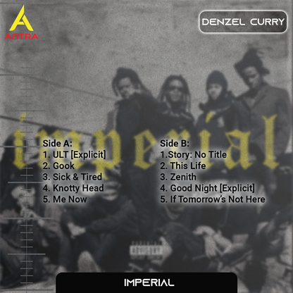 Denzel Curry Cassette Tape Collection – Melt My Eyez See Your Future, ZUU, Imperial & TA13OO – Hip Hop & Rap Set