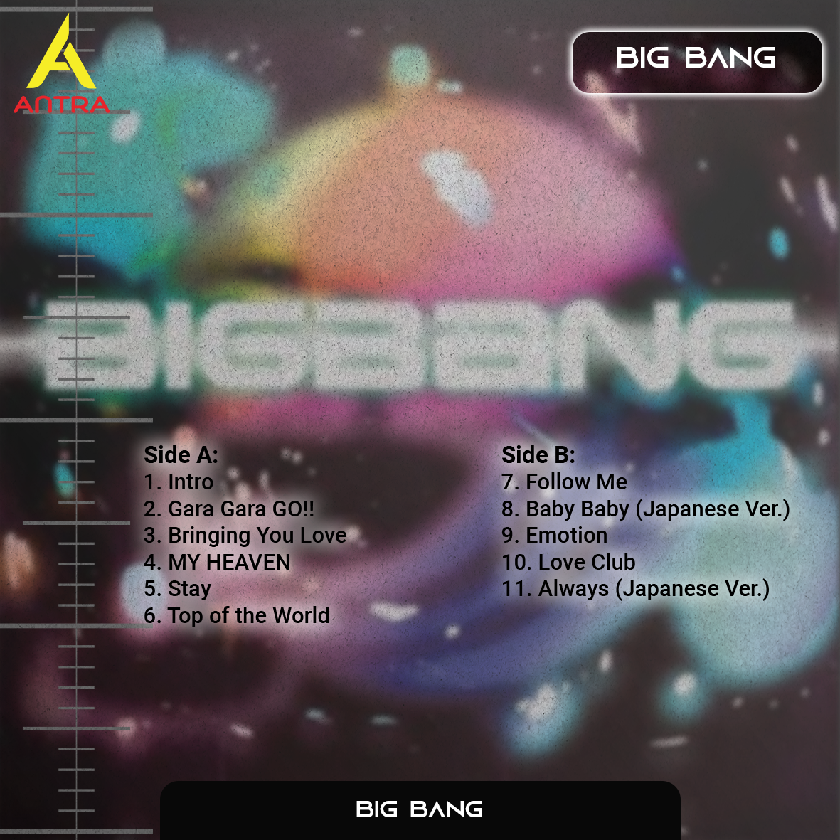 BigBang Cassette Tape Collection – Retro Hand-Recorded KPop Mixtapes for Collectors