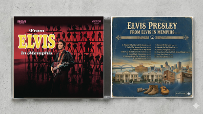 Elvis Presley – From Elvis in Memphis Fan-Made CD Edition | Soul Rock Collector’s CD | Exclusive Custom Disc Release