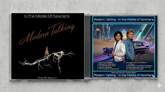 Modern Talking – In the Middle of Nowhere Fan-Made CD Edition | Euro Disco Collector’s CD | Exclusive Custom Disc Release