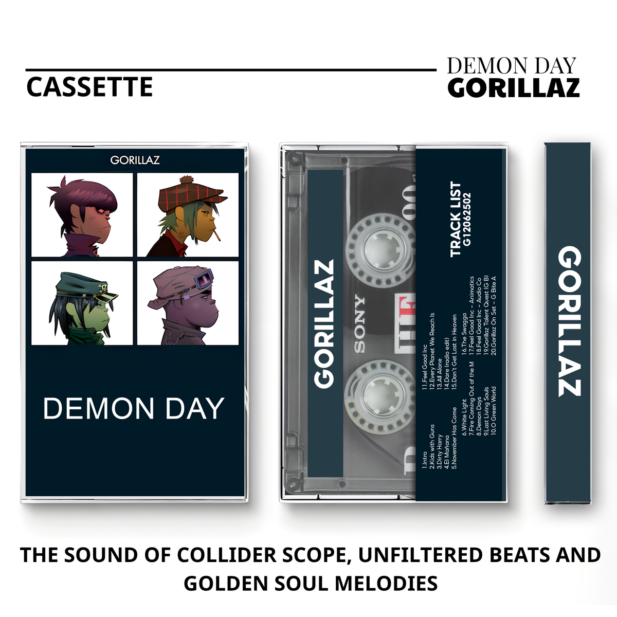 Gorillaz Cassette Tape Collection