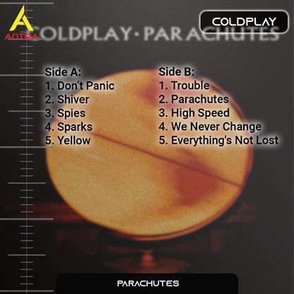 Coldplay Cassette Tape Collection – Music of the Spheres, Viva La Vida, Parachutes & Everyday Life – Alternative Rock Mixtape Set