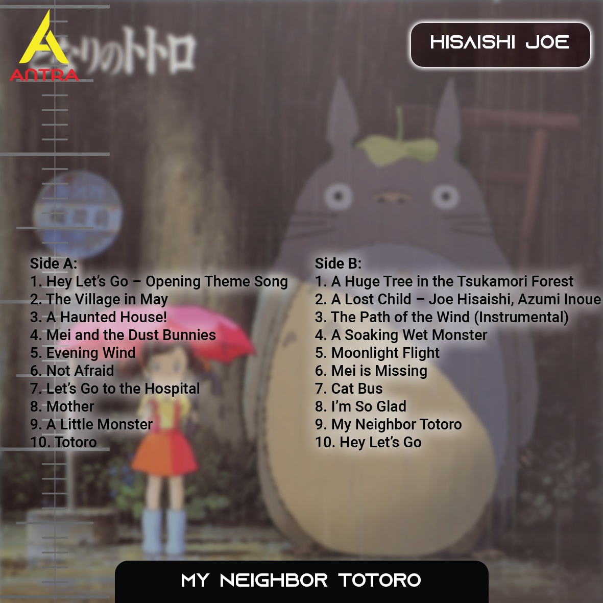 Joe Hisaishi Ghibli Studio  Cassette Collection – Vintage Soundtrack Mixtape | Hand-Recorded Analog Tapes