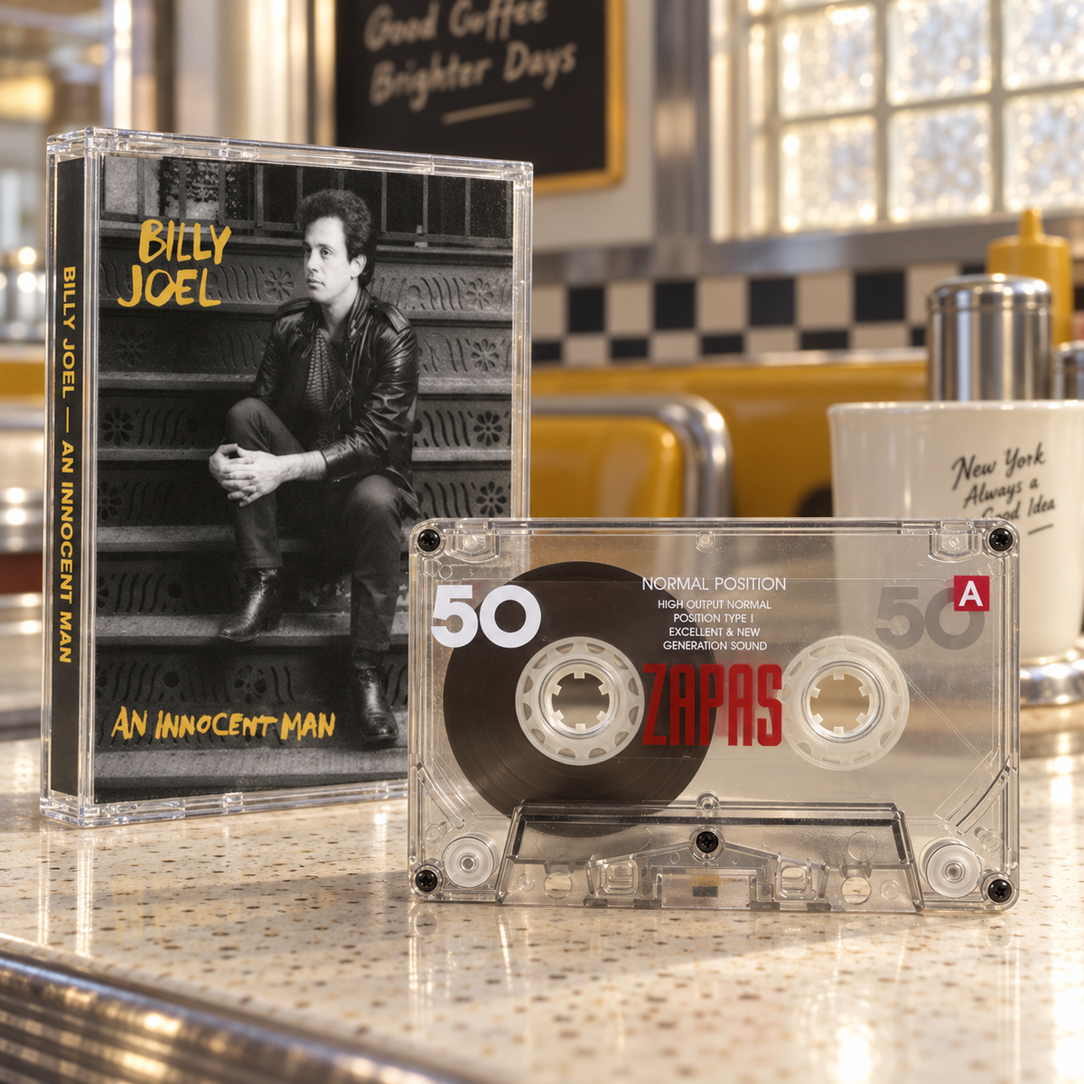 Billy Joel Retro Cassette Tape Collection – Vintage Mixtape for Collectors