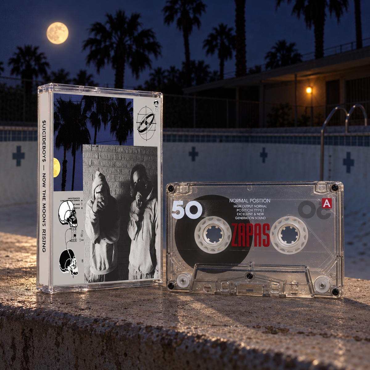 $uicideboy$ Cassette Tape Collection – Grey/Grey, Eternal Grey, I Want to Die in New Orleans, Stop Staring at the Shadows, Long Term Effects of Suffering – Vintage Hip Hop & Underground Rap