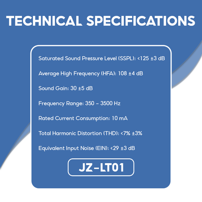 High-end Bluetooth Wired Hearing Aid TJZJY-LT01, Clear Hearing, Easy Connection, 12-Month Warranty