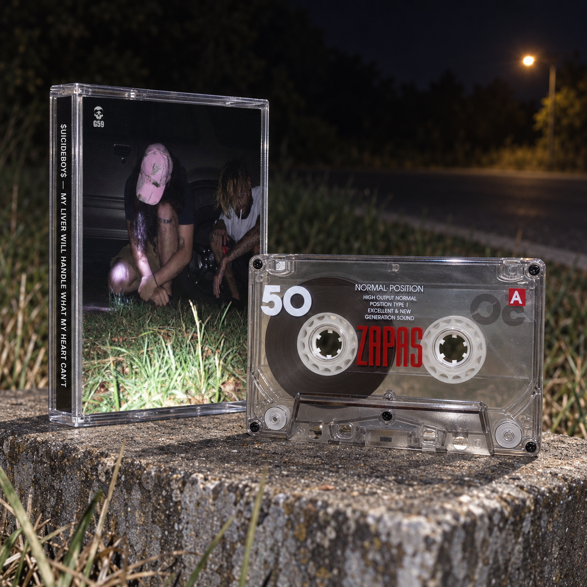 $uicideboy$ Cassette Tape Collection – Grey/Grey, Eternal Grey, I Want to Die in New Orleans, Stop Staring at the Shadows, Long Term Effects of Suffering – Vintage Hip Hop & Underground Rap