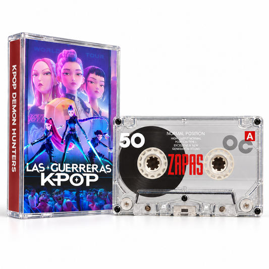 KPop Demon Hunters Cassette Tape – Retro Hand-Recorded Movie Soundtrack Collectible