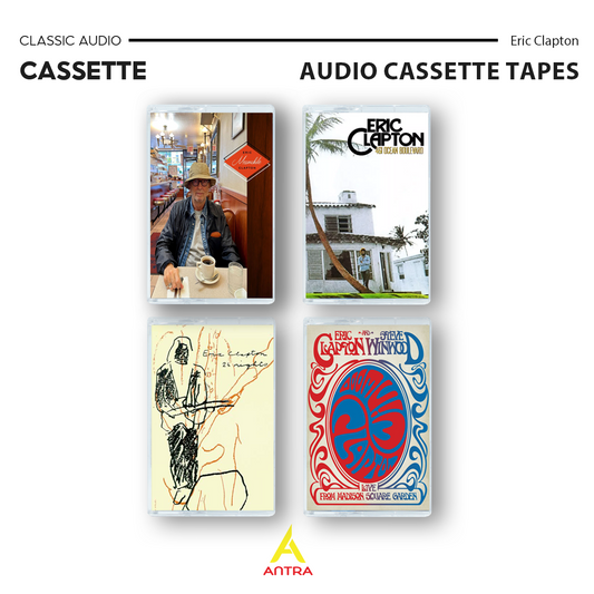 Eric Clapton Cassette Collection – 461 Ocean Boulevard, 24 Nights, The Lady in the Balcony & Live with Steve Winwood