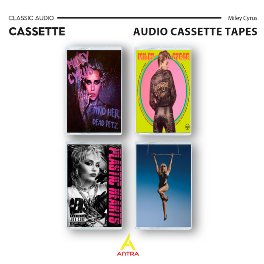 Miley Cyrus Vintage Cassette Tape Collection – Dead Petz, Younger Now, Plastic Hearts & Endless Summer Vacation