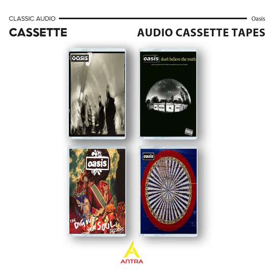Oasis Retro Cassette Tape Collection – Heathen Chemistry, Don’t Believe the Truth, Dig Out Your Soul & The Masterplan