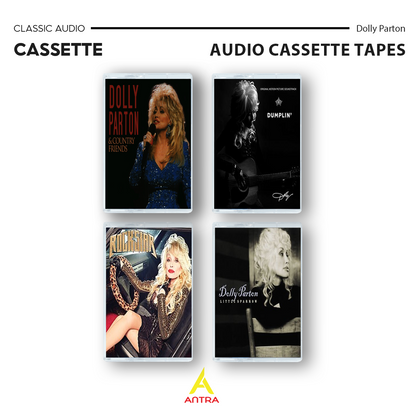 Dolly Parton Cassette Collection – Little Sparrow, Dumplin’ Soundtrack, Rockstar & Country Friends – Country Music Set