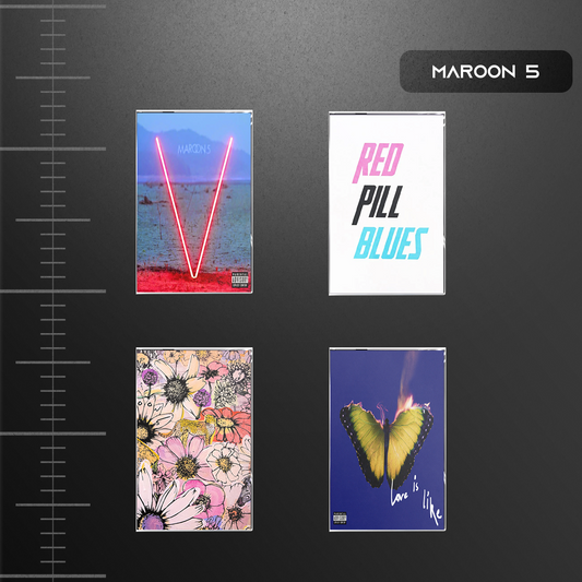 Maroon 5 Cassette Tapes – V, Red Pill Blues, Jordi & JORDI (Deluxe Butterfly Edition)