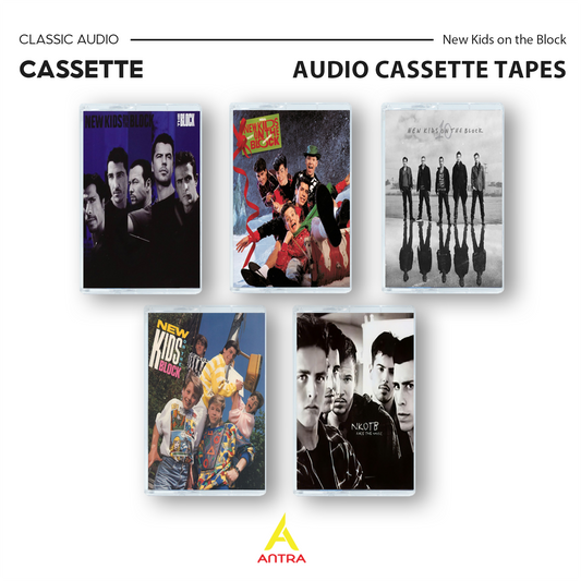 New Kids on the Block Cassette Tape Collection – Block, Merry, Merry Christmas, The Block (Deluxe), Debut Album, Face the Music – Retro Boy Band Classics