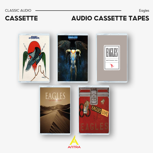 Eagles Retro Cassette Tape Collection – Hand-Recorded Classic Rock & Country Rock Mixtape Set