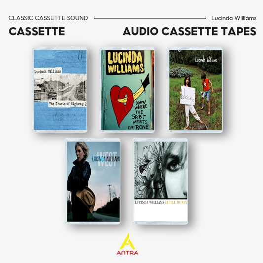 Lucinda Williams Cassette Tape Collection – The Ghosts of Highway 20, West, Little Honey & More – Americana Folk Rock Classics